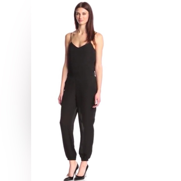 NWT Theory ivory jumpsuit. Silk. Size 8 $595 - Picture 4 of 6